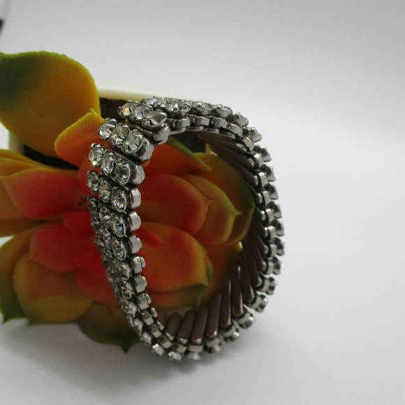 Bracelet vintage rhinestone - Picture 5 of 12